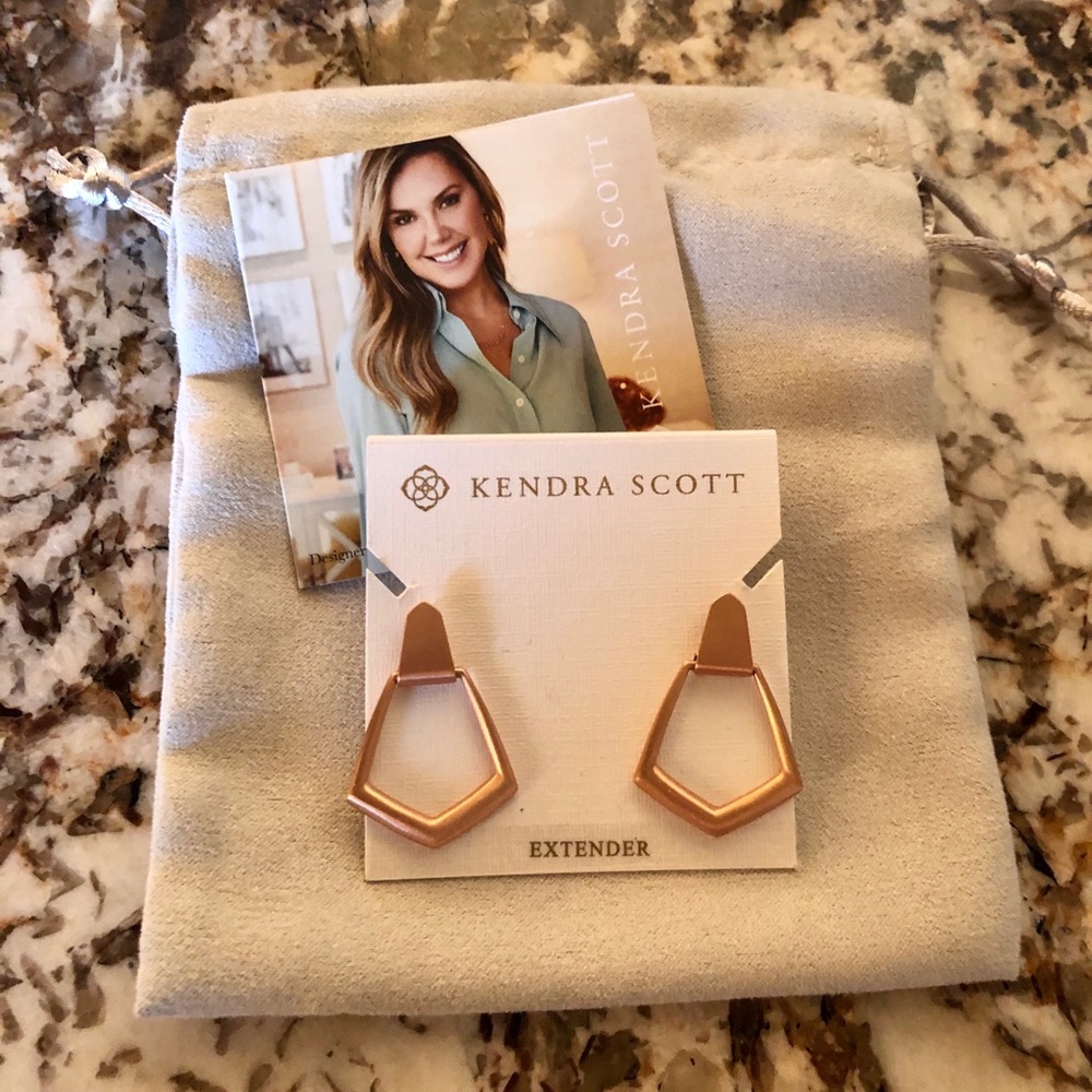 KS “Paxton” Hoop Earrings - Rose Gold - Picture 4 of 4